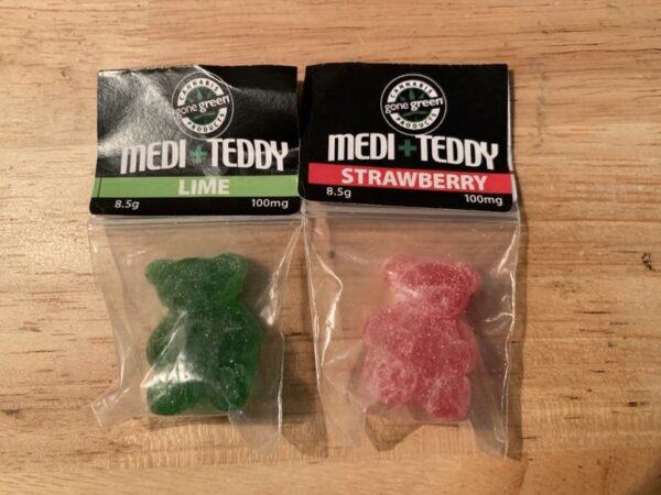 mediteddy by gone green thc infused gummy bears