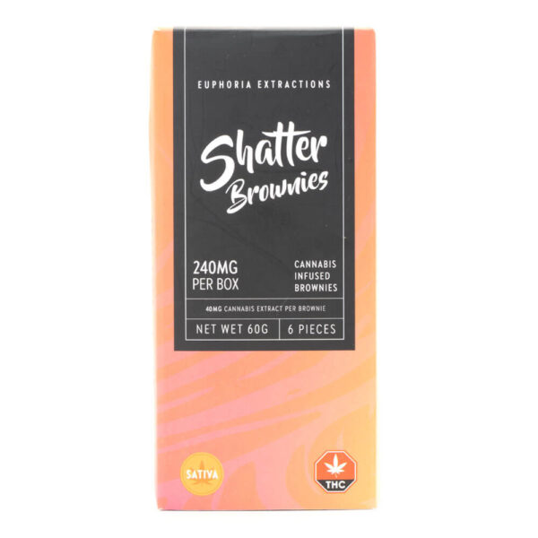EuphoriaExtracts Shatter Brownies Sativa 240MG