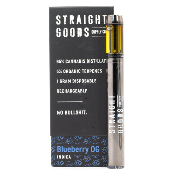 StraightGoods Disposable Vape Pen Blueberry OG