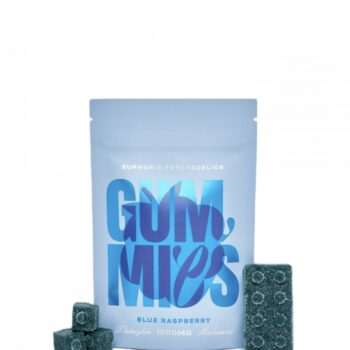 Image of Euphoria Psychedelics - Blue Raspberry Gummy 1000mg packaging. These psychedelic gummies offer a euphoric experience.