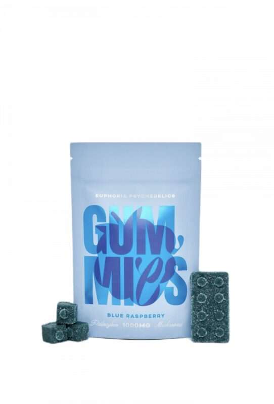 Euphoria Psychedelics - Blue Raspberry Gummy 1000mg