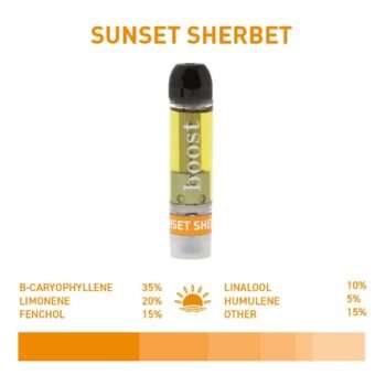 Boost Distillate Cart – Sunset Sherbert 1G