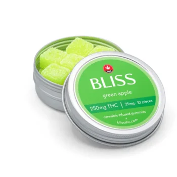 Bliss Edibles -  Green Apple 250mg THC