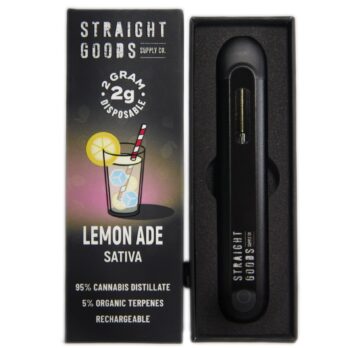 Straight Goods 2G Disposable Pen - Lemonade SATIVA