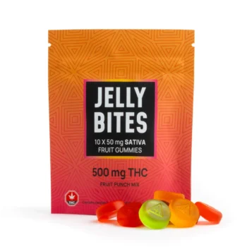 Twisted Extracts – Fruit Punch Jelly Bites 500mg THC (SATIVA)