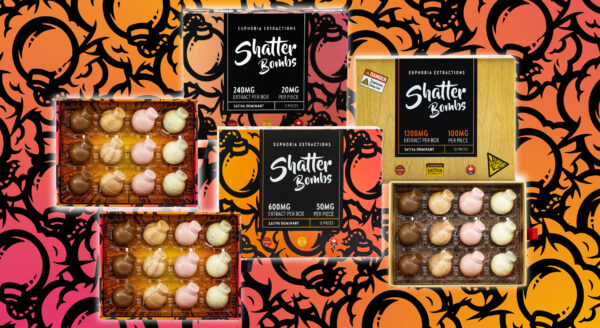 Shatter Bombs - 600mg - Sativa Dominant
