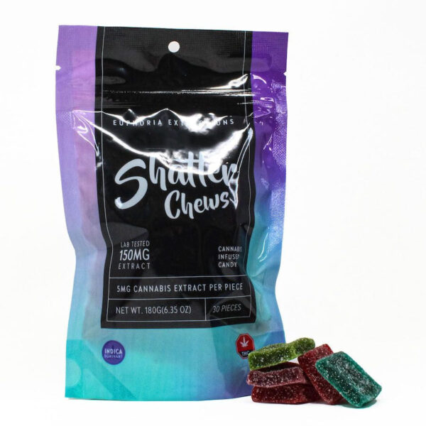 Euphoria Extractions: Shatter Chews 150mg - Indica