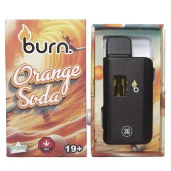 Burn – Orange Soda - 3g Disposable Vape (Hybrid)