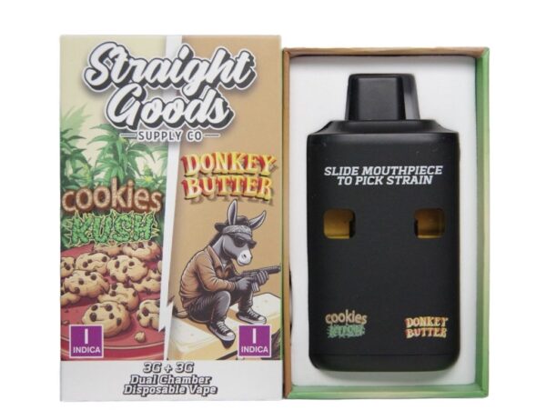 Straight Goods 6G Disposable Pen - Cookies Kush X Donkey Butter (Indica)