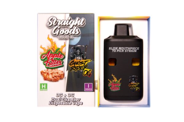 Straight Goods 6G Disposable Pen - Apple Fritter (Hybrid) X Ghost Rider OG (Indica)