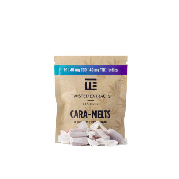 Twisted Caramelt - 1:1 40mg CBD | 40mg THC (INDICA)