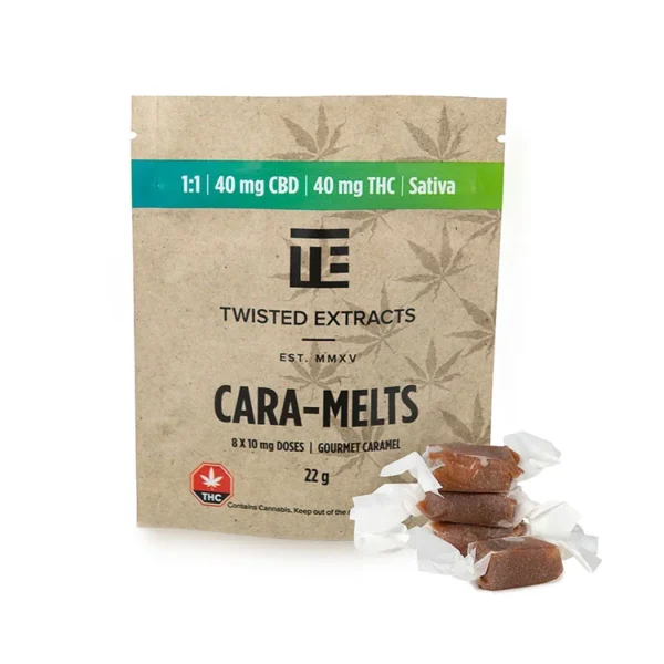 Twisted Caramelt - 1:1 40mg CBD | 40mg THC (SATIVA)