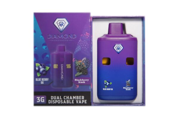 Diamond Concentrates 6G Dual Chamber Pen - Blueberry OG x Blackberry Kush