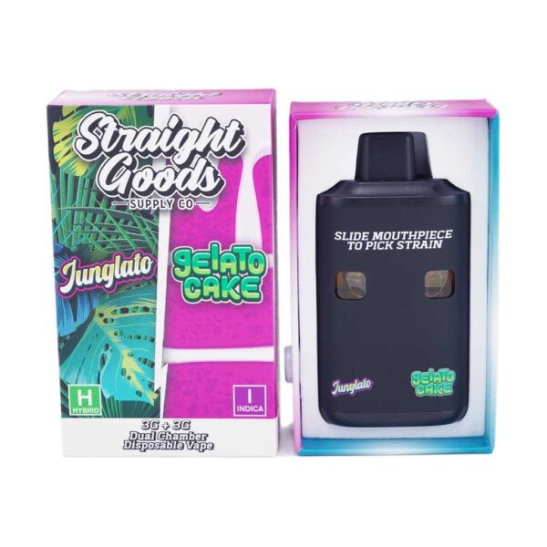 Straight Goods 6G Disposable Pen - Junglato (Hybrid) X Gelato Cake (Indica)