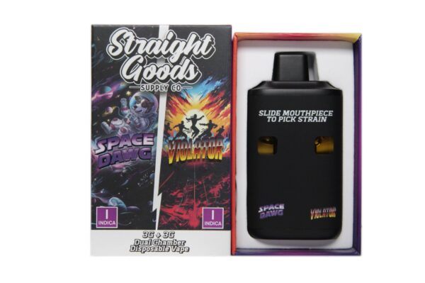 Straight Goods 6G Disposable Pen - Space Dawg (Indica) X Violator (Indica)