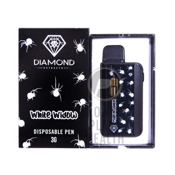 ** New Product ** Diamond Disposable Vapes – White Widow (Indica) (3 Gram)