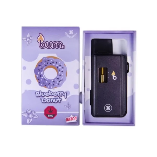 Burn 3G Disposable Pen - Blueberry Donut (INDICA)