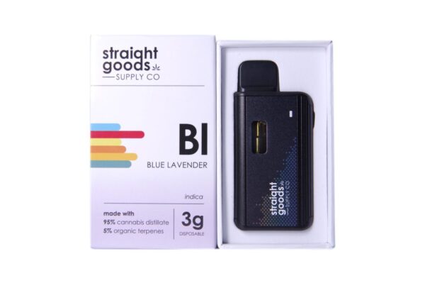 Straight Goods 3G Disposable Pen - Blue Lavender (INDICA)