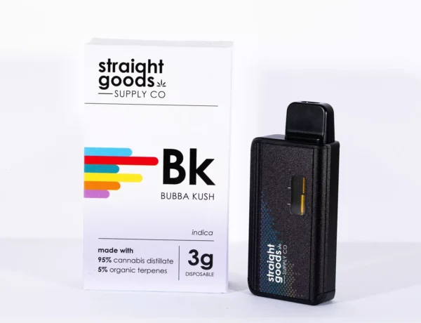 Straight Goods 3G Disposable Pen - Bubba Kush (INDICA)