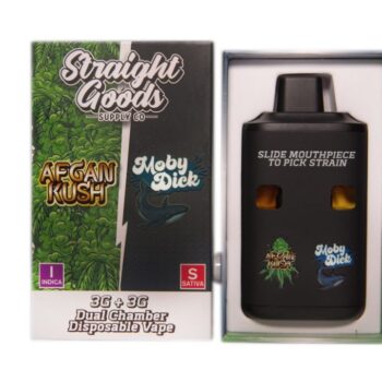 Straight Goods 6G Disposable Pen - Afghan Kush (Indica) X Moby Dick (Sativa)