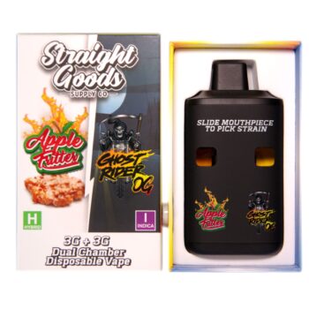 Straight Goods 6G Disposable Pen - Apple Fritter (Hybrid) X Ghost Rider OG (Indica)