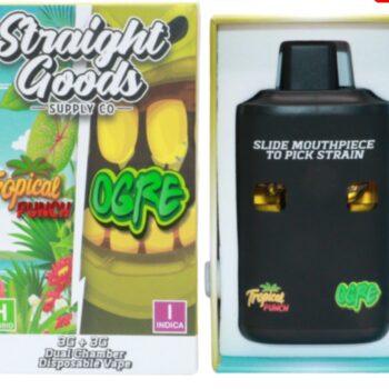 Straight Goods 6G Disposable Pen – Tropical Punch (Hybrid) X Ogre (Indica)