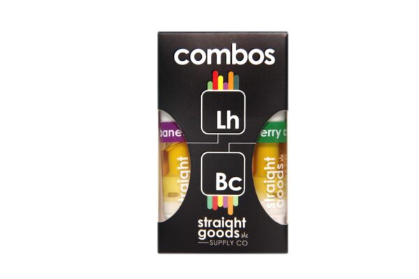 Straight Goods 2 in 1 Combo Carts – Lebanese Hashish + Blueberry Cookies