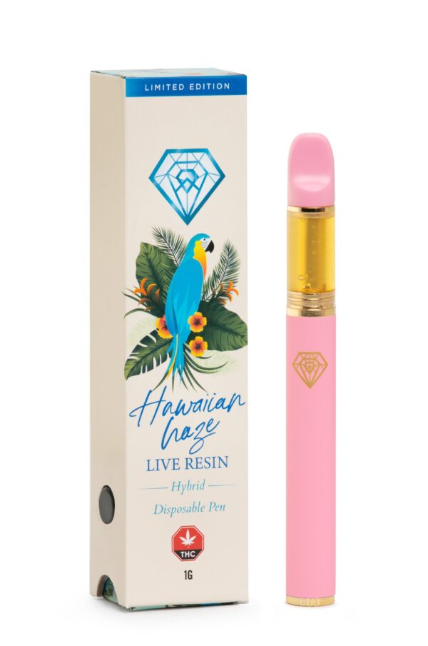 1g Diamond Concentrates Hawaiian Haze – Live Resin Disposable Vape