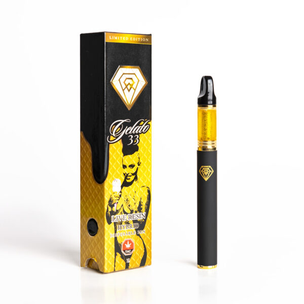 1g Diamond Concentrates Gelato 33 – Live Resin Disposable Vape