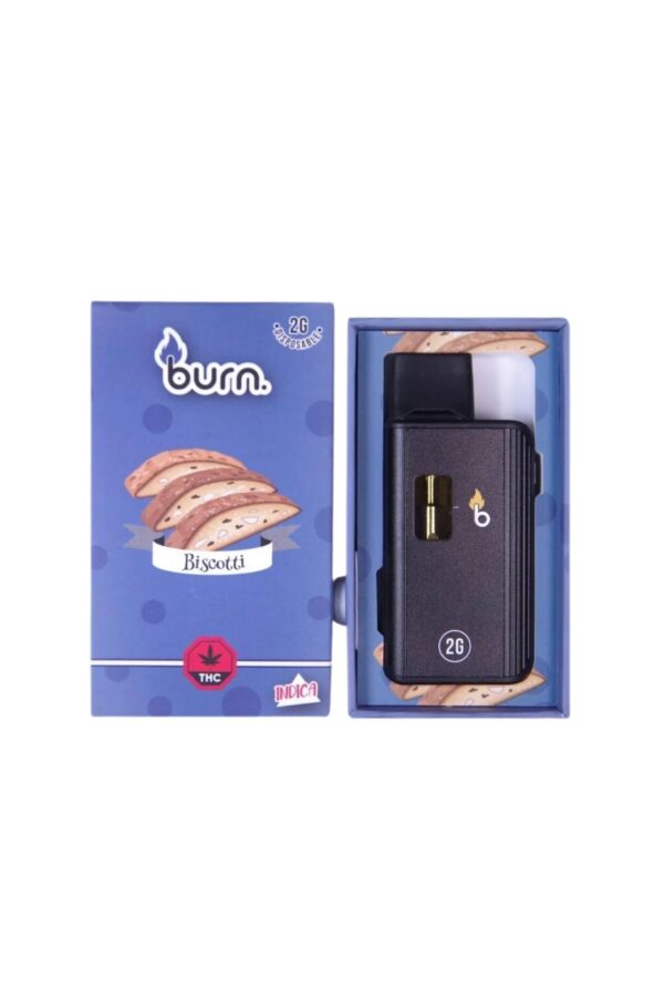 Burn Disposable – 2G Vapes - Biscotti - Indica