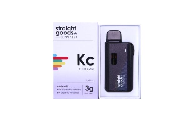 Straight Goods 3G Disposable Pen - Kush Cake (Indica)