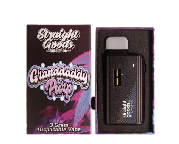 Straight Goods 3G Disposable Pen - Granddaddy Purp (INDICA)