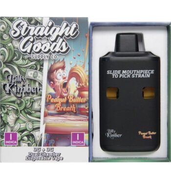 Straight Goods 6G Disposable Pen - Billy Kimber (Indica) X Peanut Butter Breath (Indica)