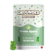 Grounded High Dose Sour Apple THC Gummies – 500mg THC – Crisp and Tart Delight