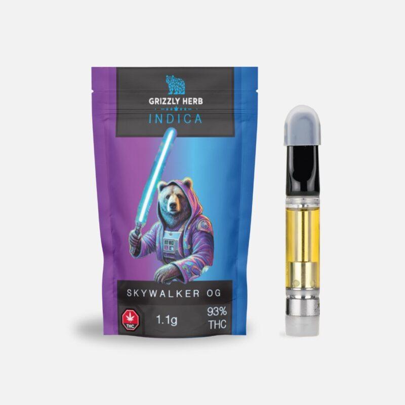 Grizzly Herb 1.1g Cartridge - Skywalker OG (Indica)