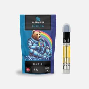 Grizzly Herb – Blue Z (Indica) – 1.1g Cartridge