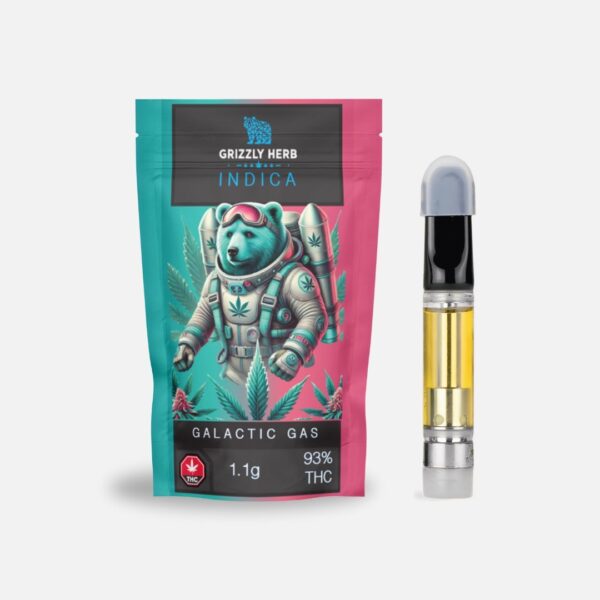 Grizzly Herb – Galactic Gas (Indica) – 1g Cartridge