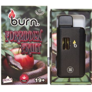 Burn – Forbidden Fruit - 3g Disposable Vape (Indica)