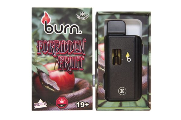 Burn – Forbidden Fruit - 3g Disposable Vape (Indica)