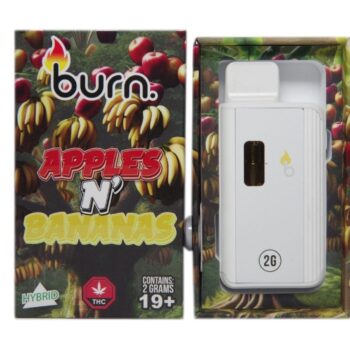 Burn – Apples N’ Bananas - 2g Disposable Vape (Hybrid)