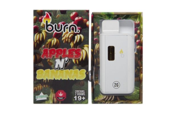Burn – Apples N’ Bananas - 2g Disposable Vape (Hybrid)