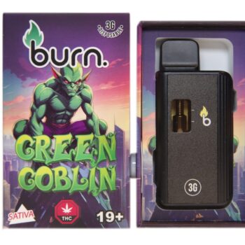 Burn – Green Goblin - 3g Disposable Vape (Sativa)