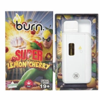 Burn – Super Lemon Cherry - 2g Disposable Vape (Hybrid)