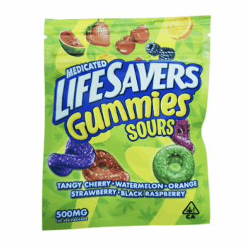 Life Savers Gummy Sours 500mg THC