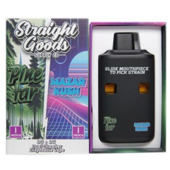 Straight Goods 6G Disposable Pen - Pine Tar (Indica) & Mazar Kush (Indica)