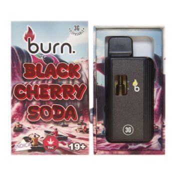 Burn – Black Cherry Soda (Indica) – 3 g Disposable Vape