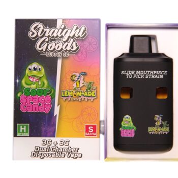 Straight Goods 6G Disposable Pen - Sour Space Candy (Hybrid) x Lemonade (Sativa)