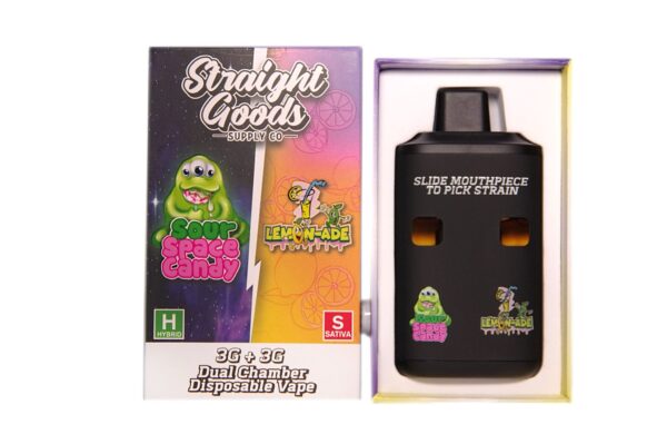 Straight Goods 6G Disposable Pen - Sour Space Candy (Hybrid) x Lemonade (Sativa)