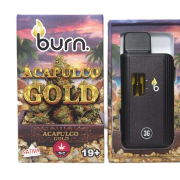 Burn – Acapulco Gold - 3g Disposable Vape (Sativa)