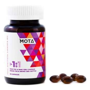 Mota 1:1 THC CBD Capsules 10mg